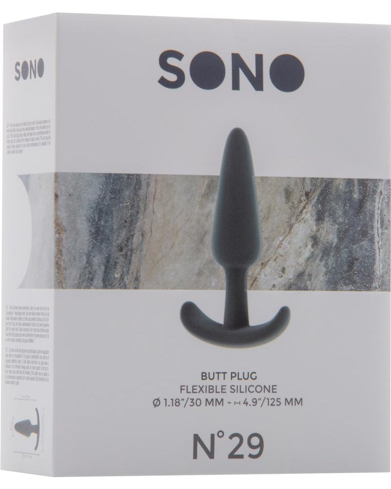 Sono No 29 Silicone Butt Plug Grey