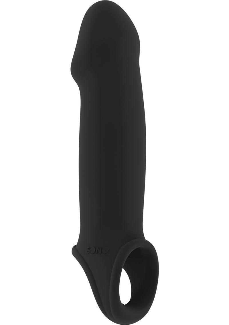 Sono No 33 Stretchy Penis Extension Black 6 Inch