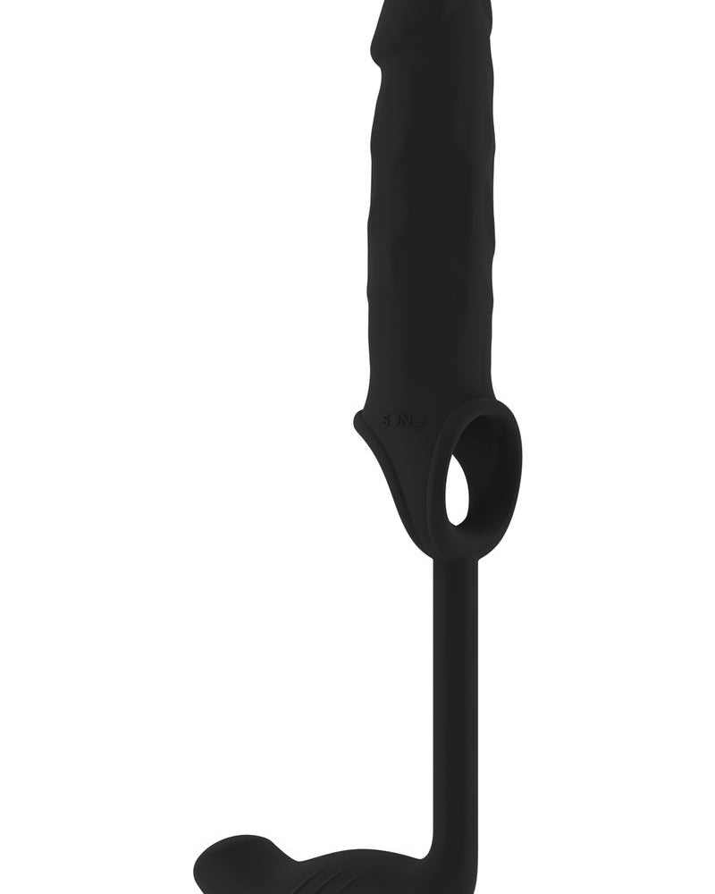 Sono No 34 Stretchy Penis Extension And Prostate Plug Black