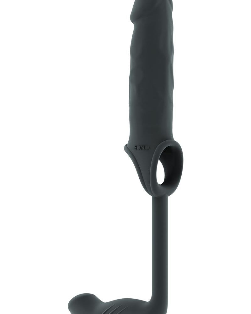 Sono No 34 Stretchy Penis Extension And Prostate Plug Grey