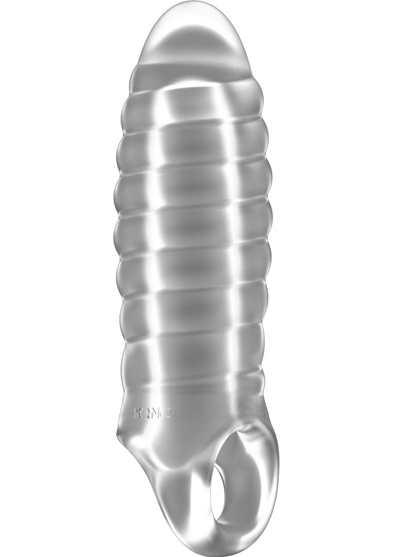 Sono No 36 Extensión de pene elástica gruesa impermeable transparente de 6 pulgadas