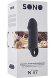 Sono No 37 Stretchy Thick Penis Extension Grey