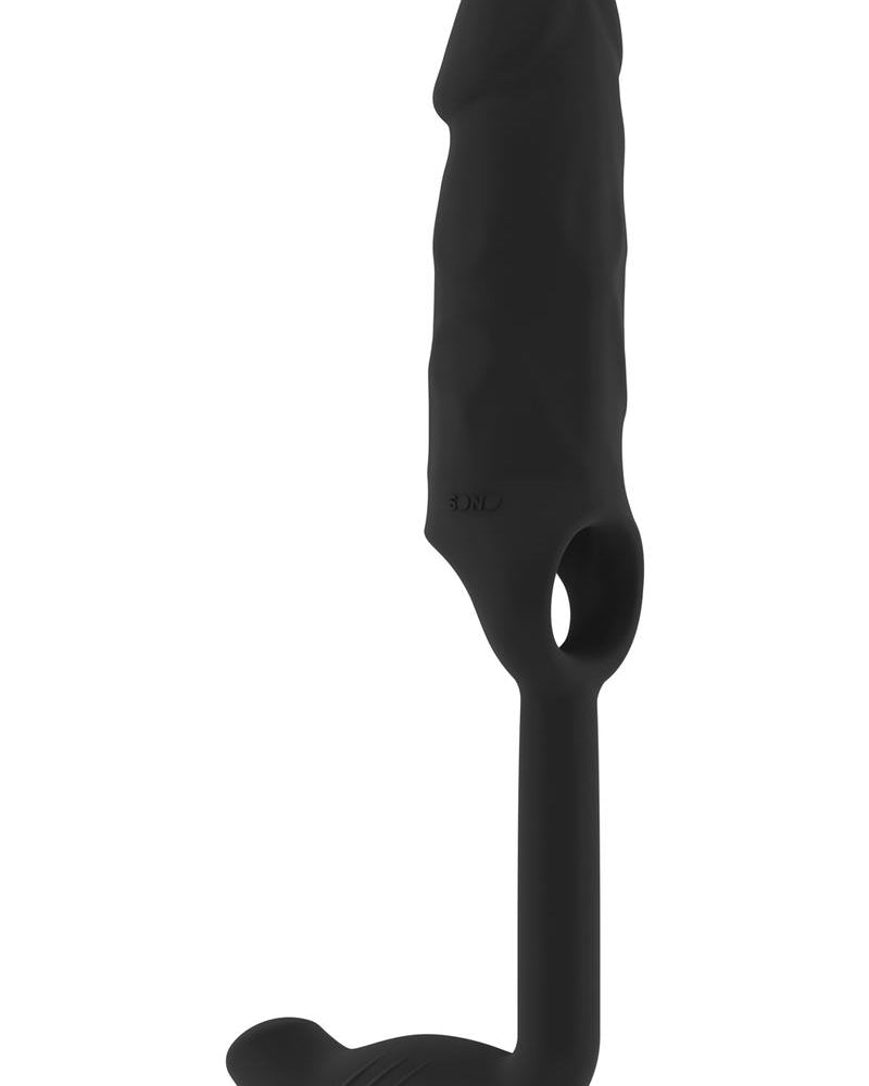 Sono No 38 Stretchy Penis Extension And Prostate Plug Black