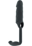 Sono No 38 Stretchy Penis Extension And Plug Waterproof Grey