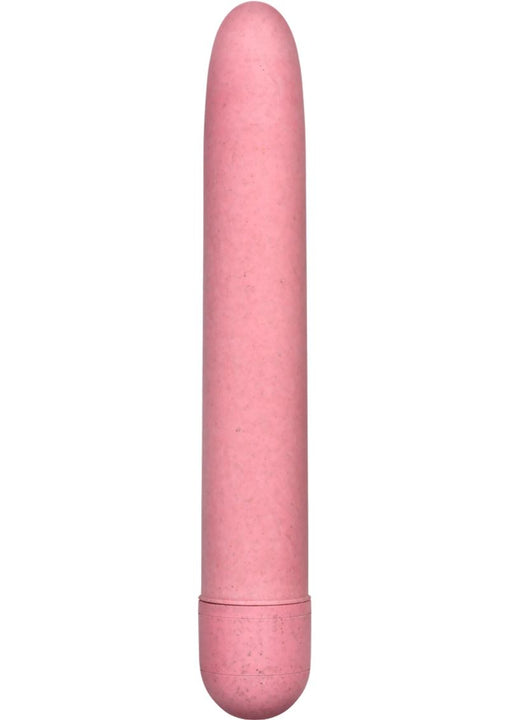 Vibrador biodegradable Gaia Eco resistente al agua Coral 7 pulgadas