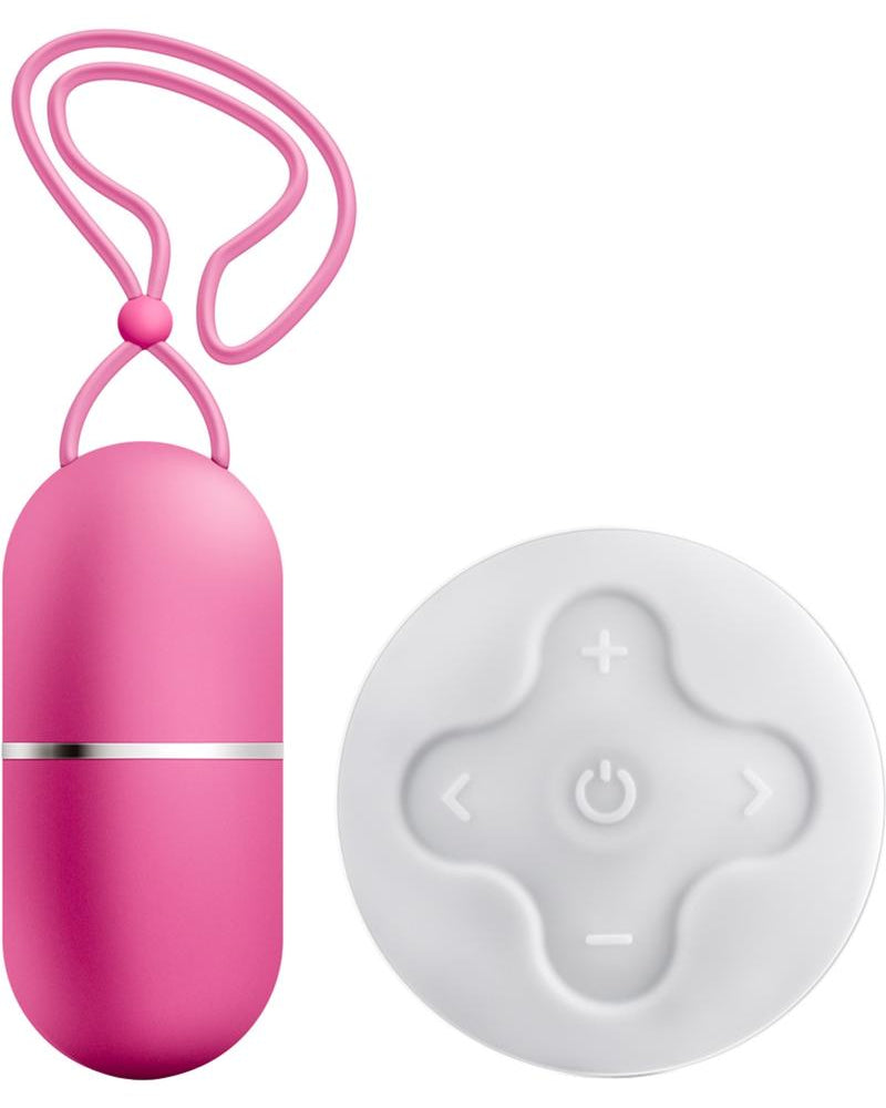 Huevo vibrador inalámbrico recargable Darcy Remote resistente al agua de 3 pulgadas con colección de balas expuestas