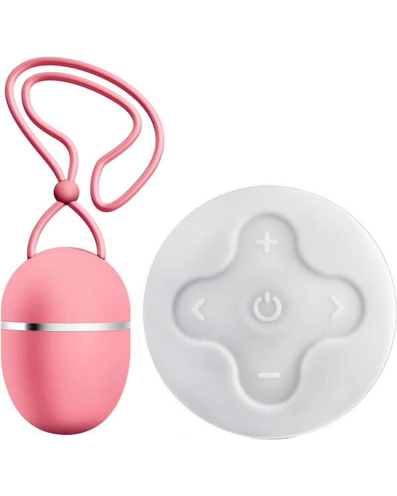 Colecciones de balas expuestas Dary Mini huevo vibrador inalámbrico recargable a prueba de agua rosa polvoriento