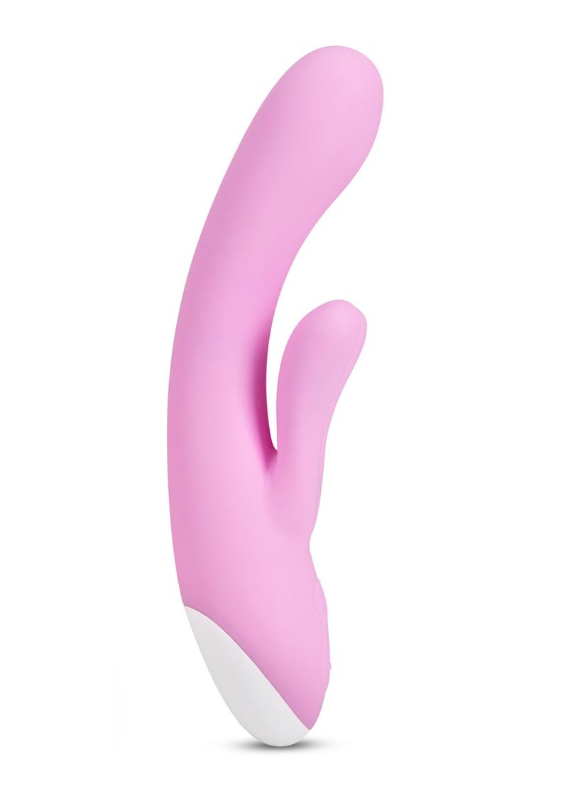 Hop Pleasure Bunnies Lola Bunny Silicone Waterproof Vibe Pink 7 Inch