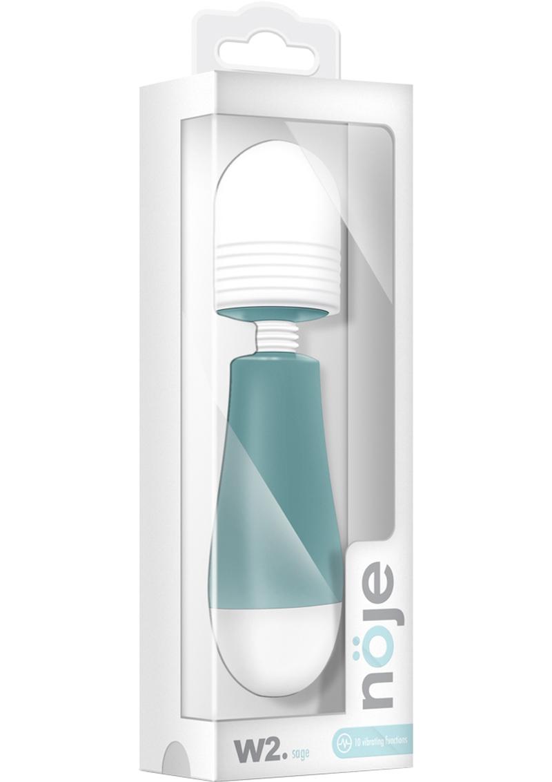 Noje W2 Silicone USB Rechargeable Mini Massagers Waterproof Sage