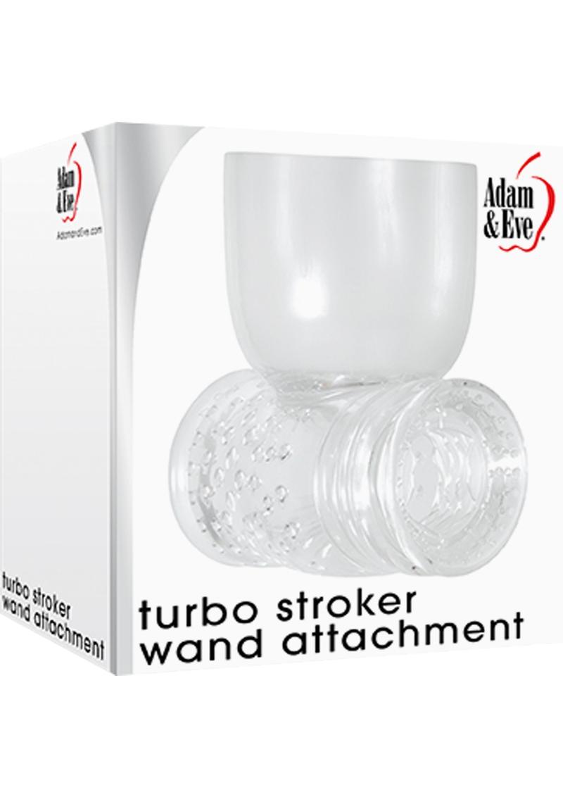 Adam and Eve - Turbo Stroker Wand Attachment - Clear