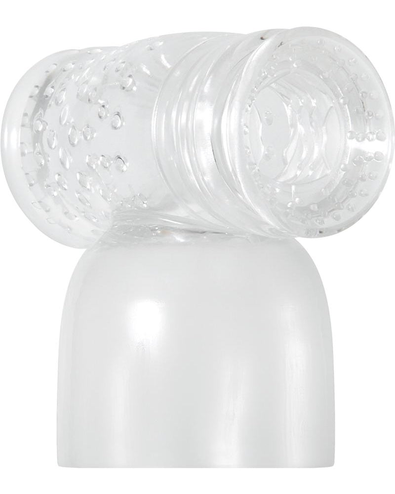 Accesorio de varita Turbo Stroker de Adán y Eva, transparente