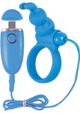 Ozone Rechargeable Cockring Bunny Waterproof Blue