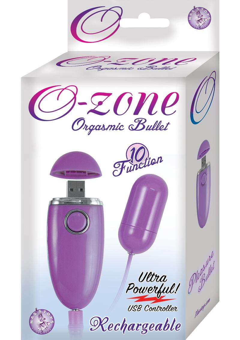 Ozone Rechargeable Orgasmic Bullet Waterproof Purple