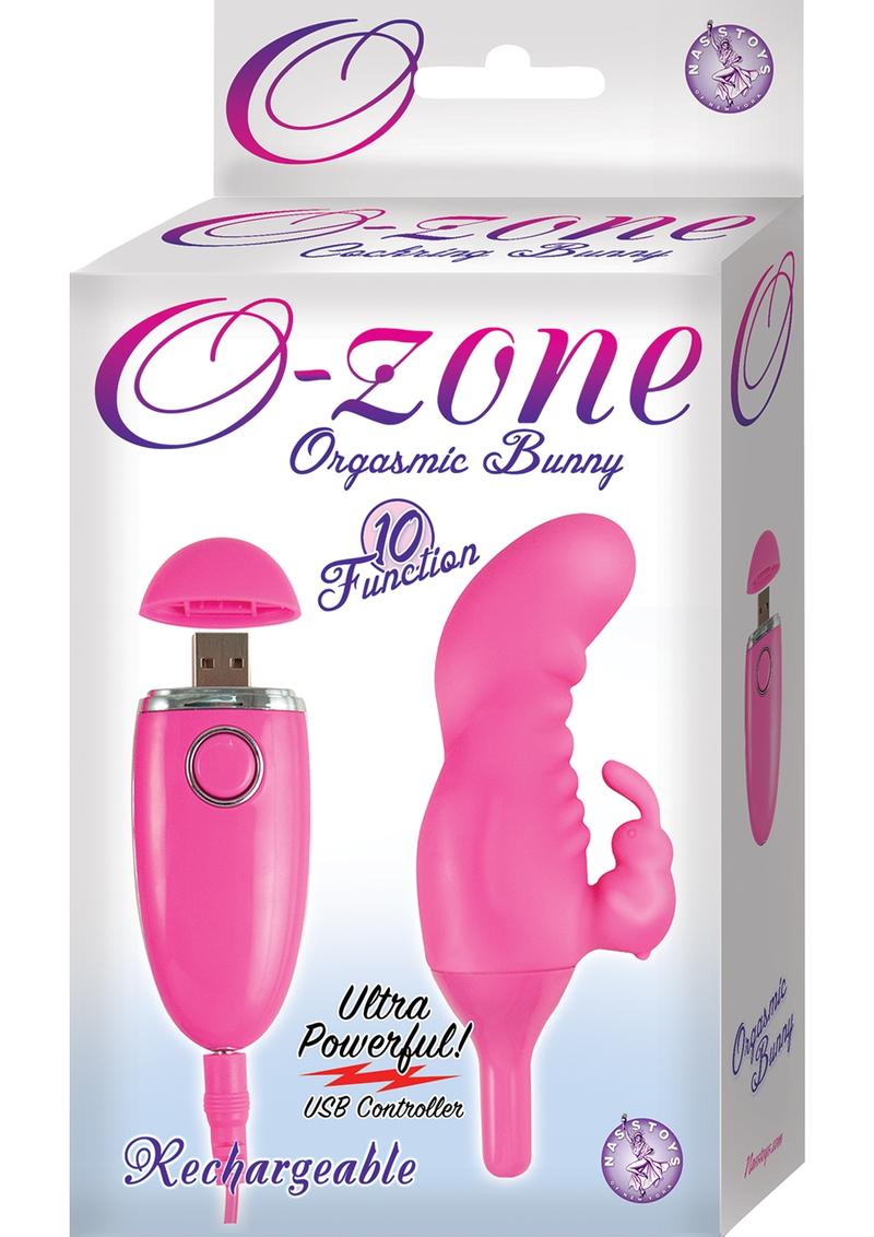 Ozone Orgasmic Rechargeable Bunny Waterproof Pink