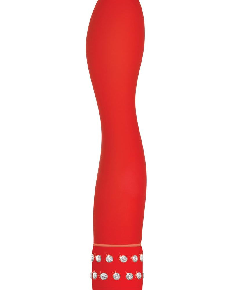 Adán y Eva - Vibrador Adore Me Diamond resistente al agua - Rojo