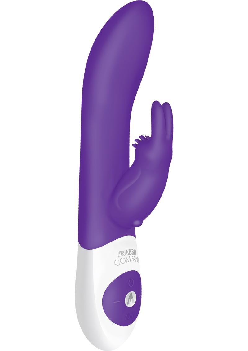 The Rabbit Company The Classic Rabbit XL Vibrador de silicona recargable por USB morado