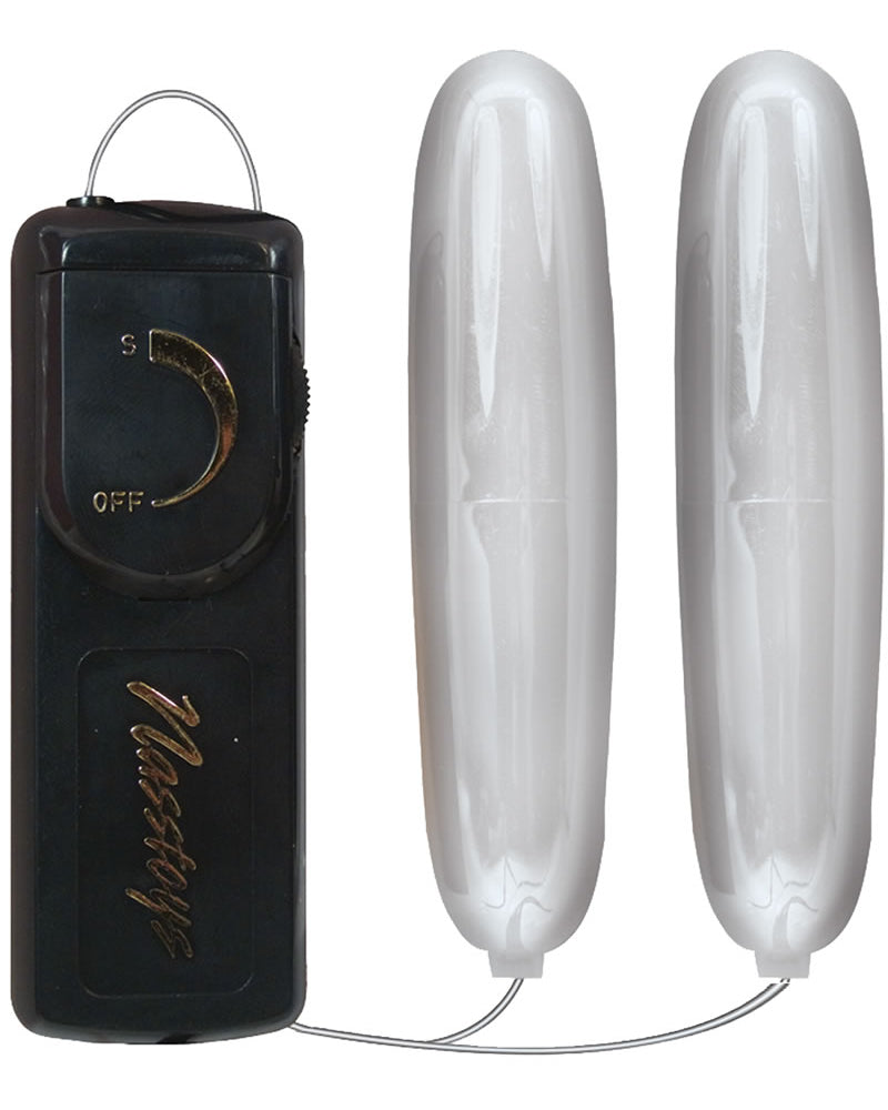 Vibrating Ben-wa Bullets Silver