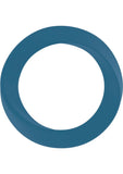 Mjuze Infinity Silicone Cock Ring Waterproof Blue Thin Large