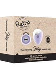 Retro Isley Wireless Remote Control USB Rechargeable Egg Waterproof Purple