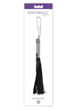 Midnight Bling Flogger Black And Silver