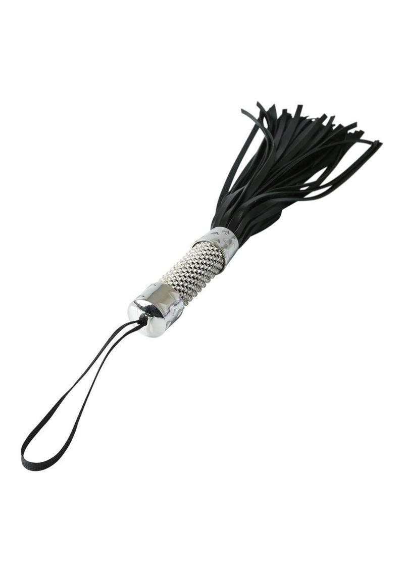 Midnight Bling Flogger Black And Silver