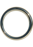 Edge Seamless O-Ring Metal Cockring Silver 1.5 Inch Diameter