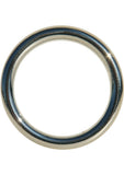 Edge Seamless O-Ring Metal Cockring Silver 2 Inch Diameter