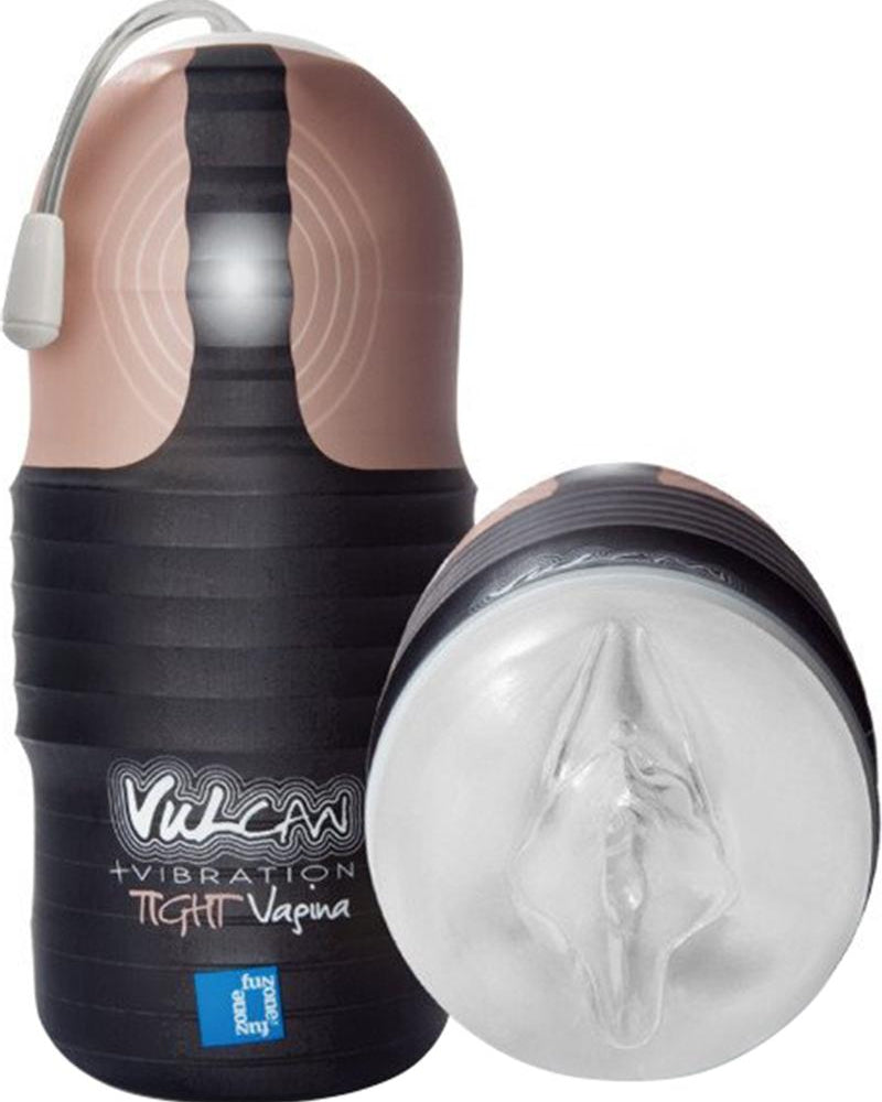 Masturbador masculino con vagina estrecha y vibración Vulcan