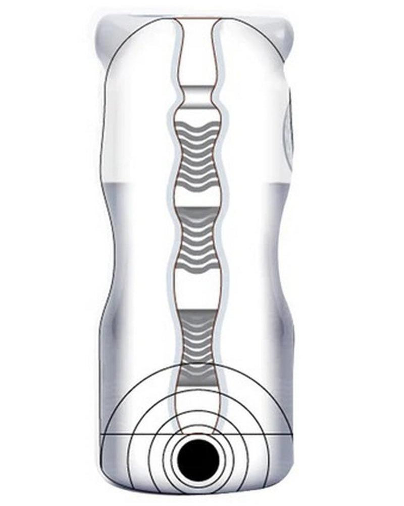Masturbador masculino con boca madura y vibración Vulcan