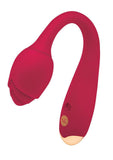 "Rosegasm Long Stem Flexi G-Spot Vibe Rose - Red SK-1042"