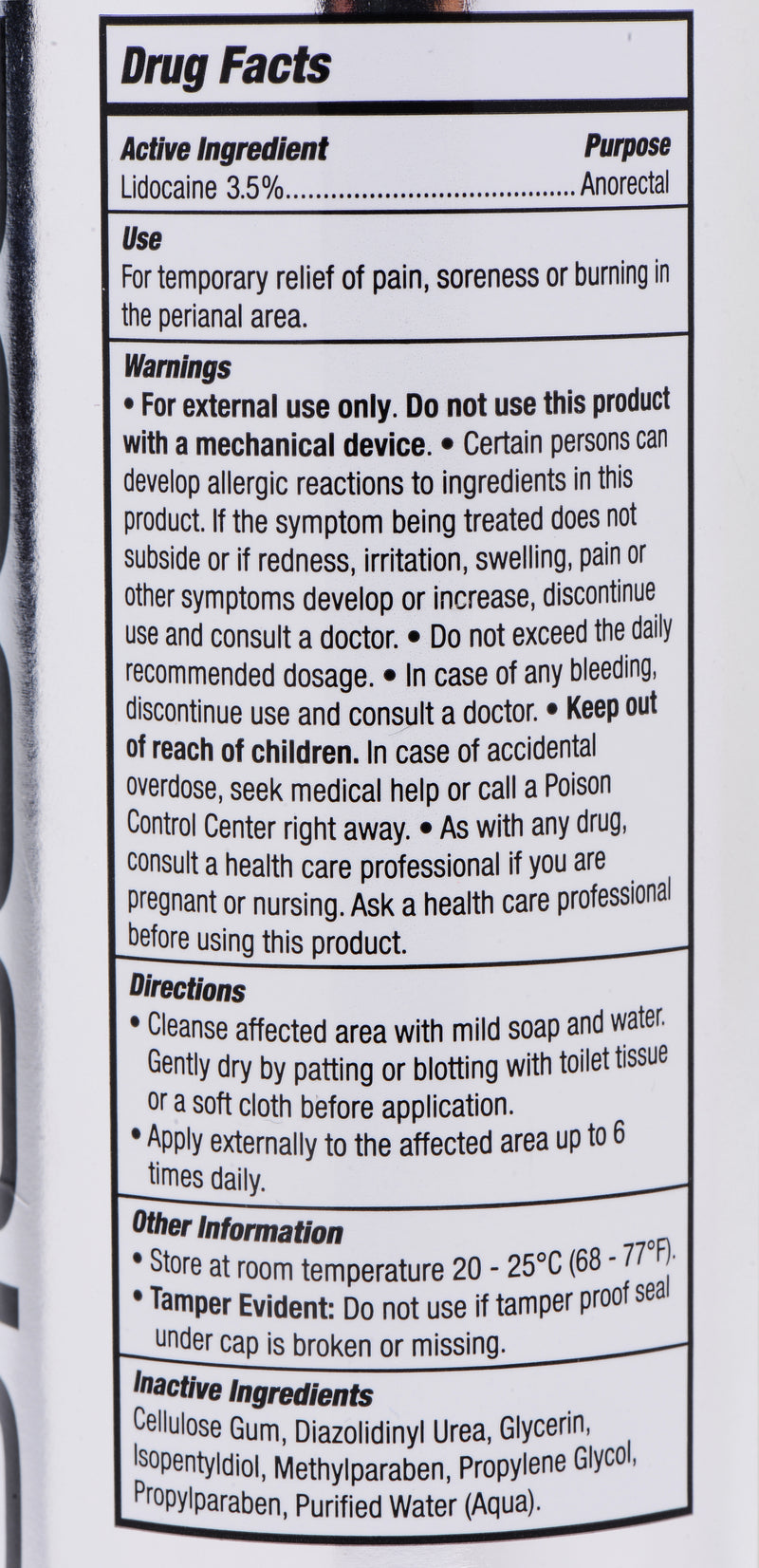 "Passion Anal Desensitizing Lubricant - 3.5 Percent Lidocaine - 8.25 Fl. Oz. PL-AD368"
