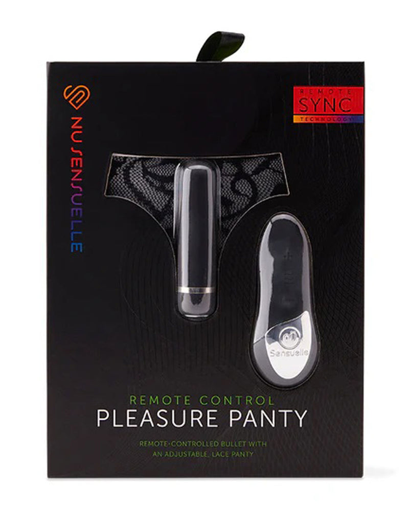 Nu Sensuelle Remote Control Pleasure Panty - Black