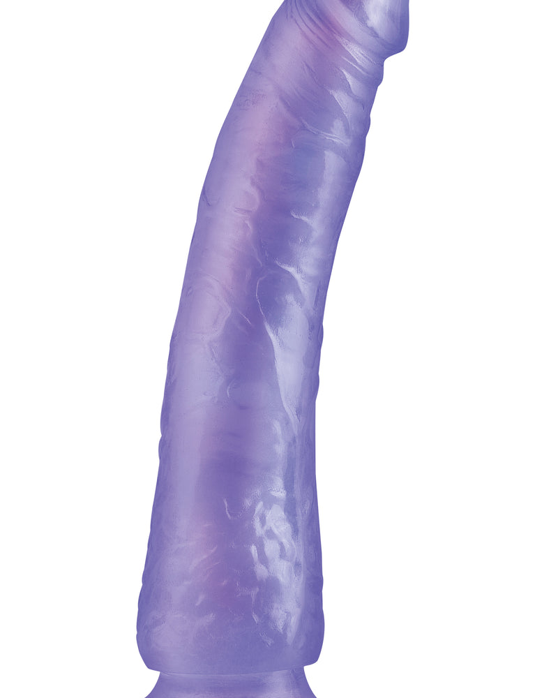 "Basix Rubber Works - Slim 7 Inch With Suction Cup - Purple PD4223-12"