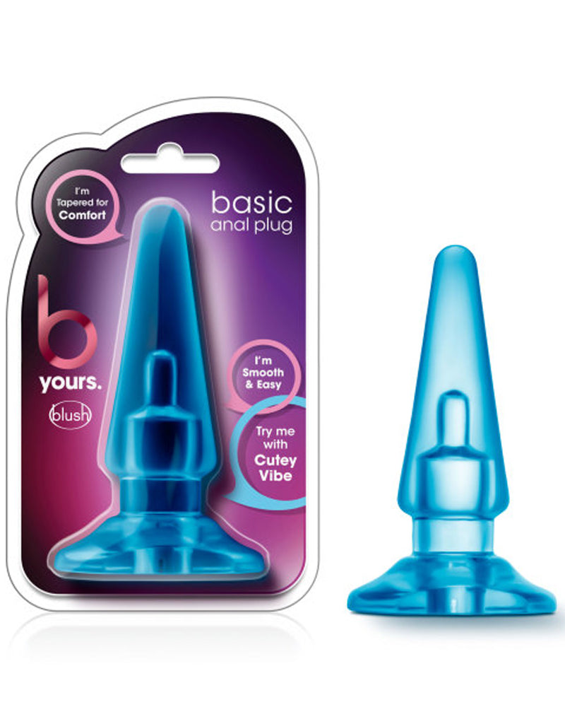 B Yours - Basic Anal Plug - Blue