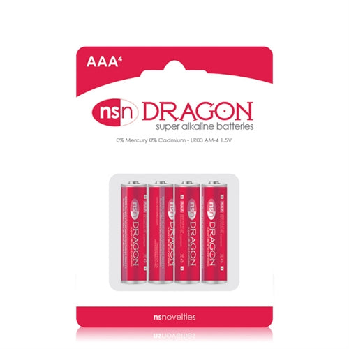 "Dragon - Alkaline Batteries - AAA - 4 Pack NSN2010-20"