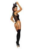 "Bunny Vixen - One Size - Black DG-12914BLKOS"