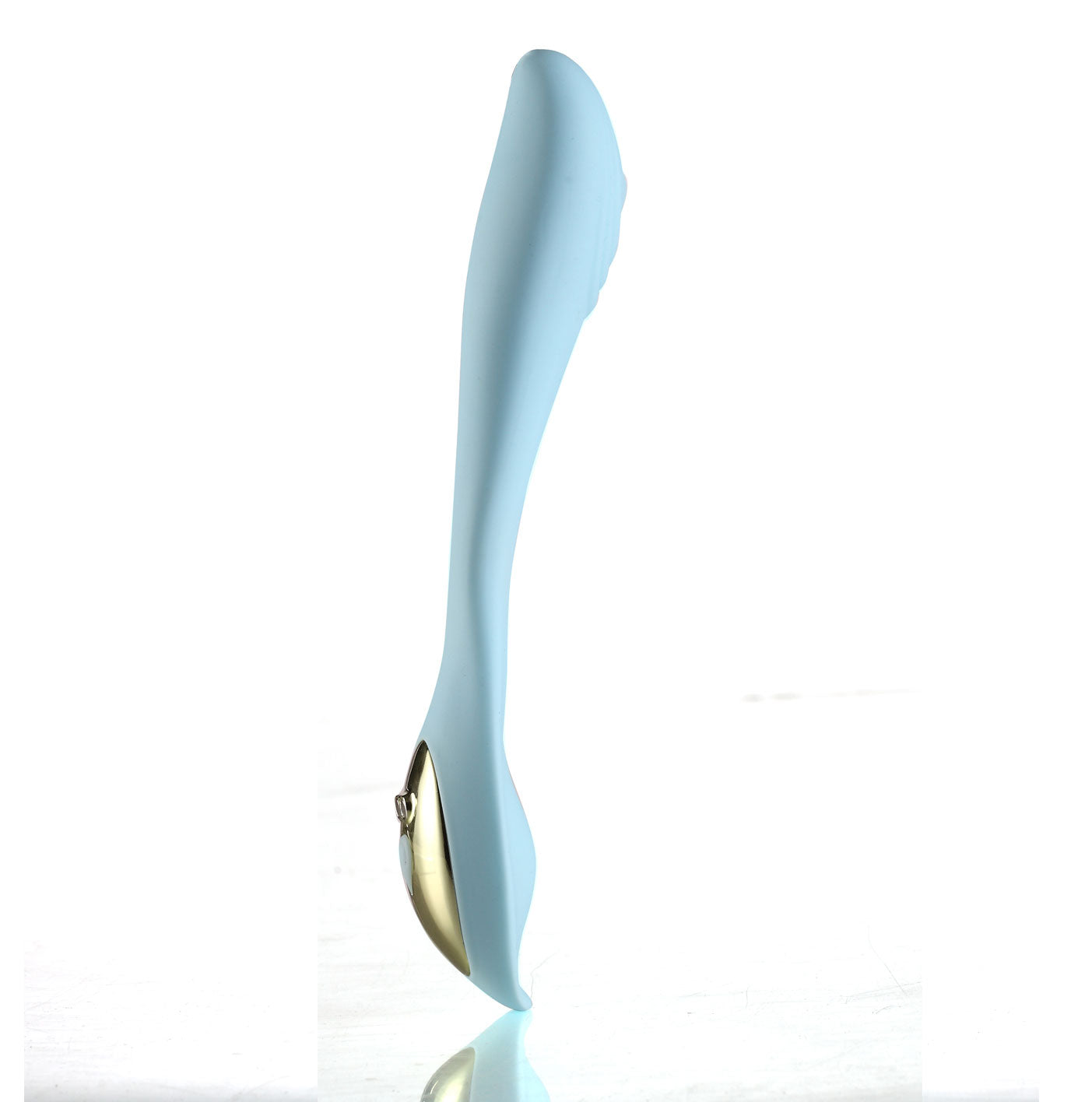 "Harmonie Rechargeable Remote Silicone Bendable Vibrator - Teal MTLM1841-B3"