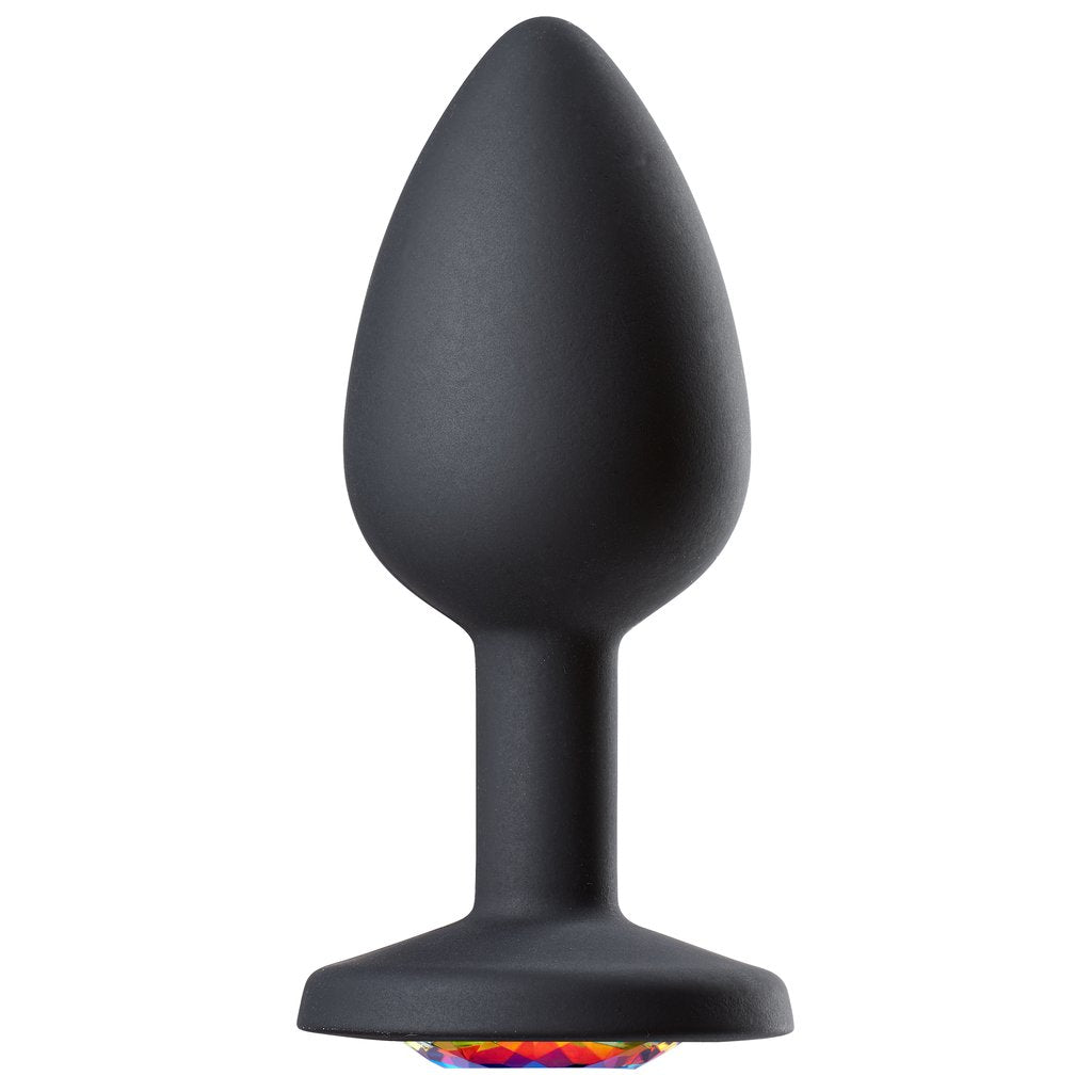 "Cloud 9 Novelties Gems Jeweled Silicone Anal Plug - Small WTC303"