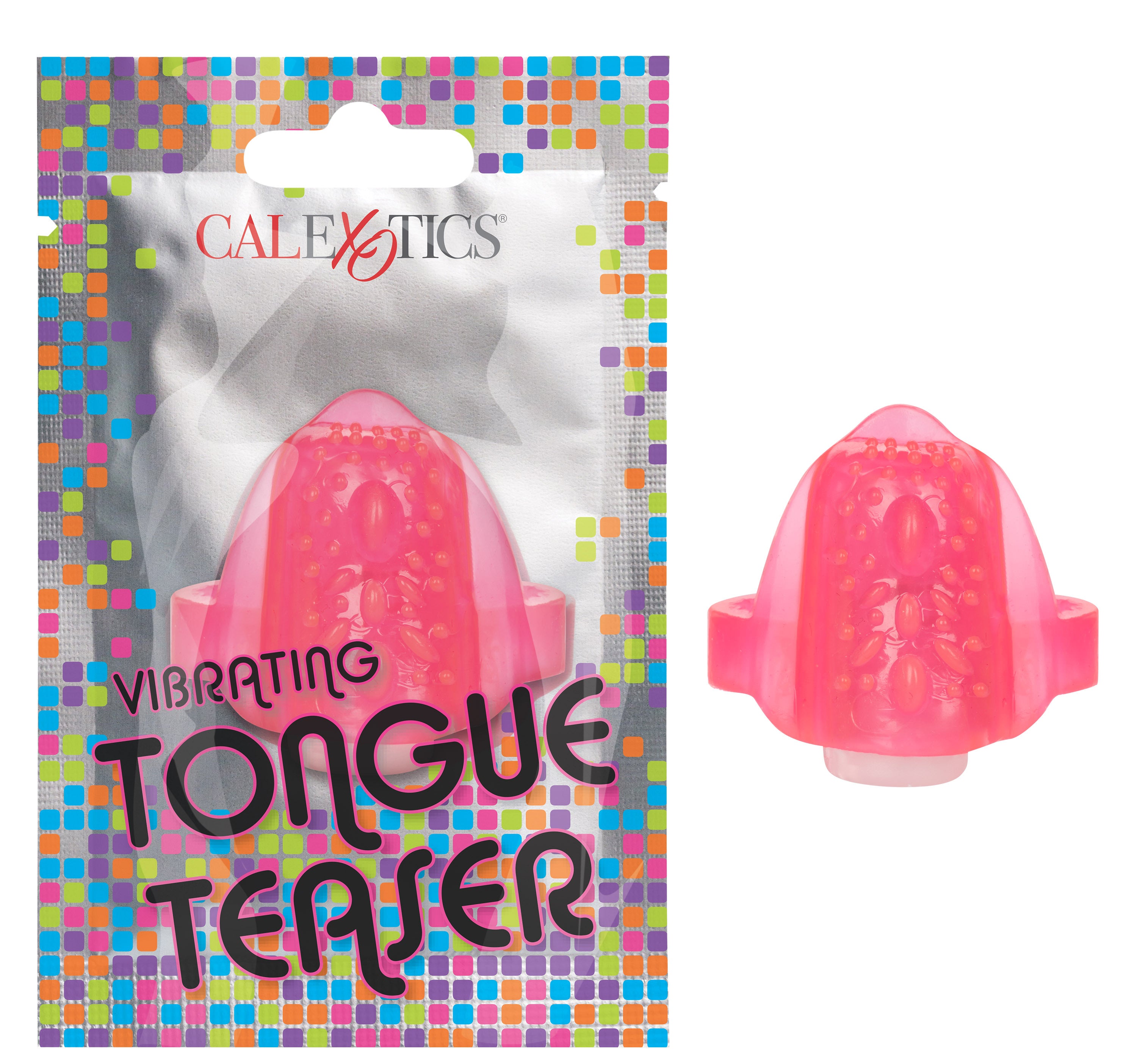 "Foil Pack Vibrating Tongue Teaser - Pink SE8000901"