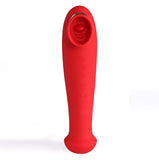 Destiny 15-Function Rechargeable Vibrating - Suction Wand - Cherry Red