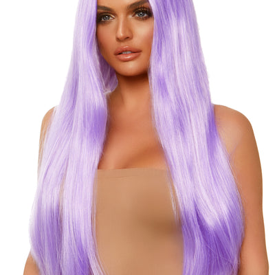 "Long Straight Wig 33 Inch - Lavender LA-A2864LAV"