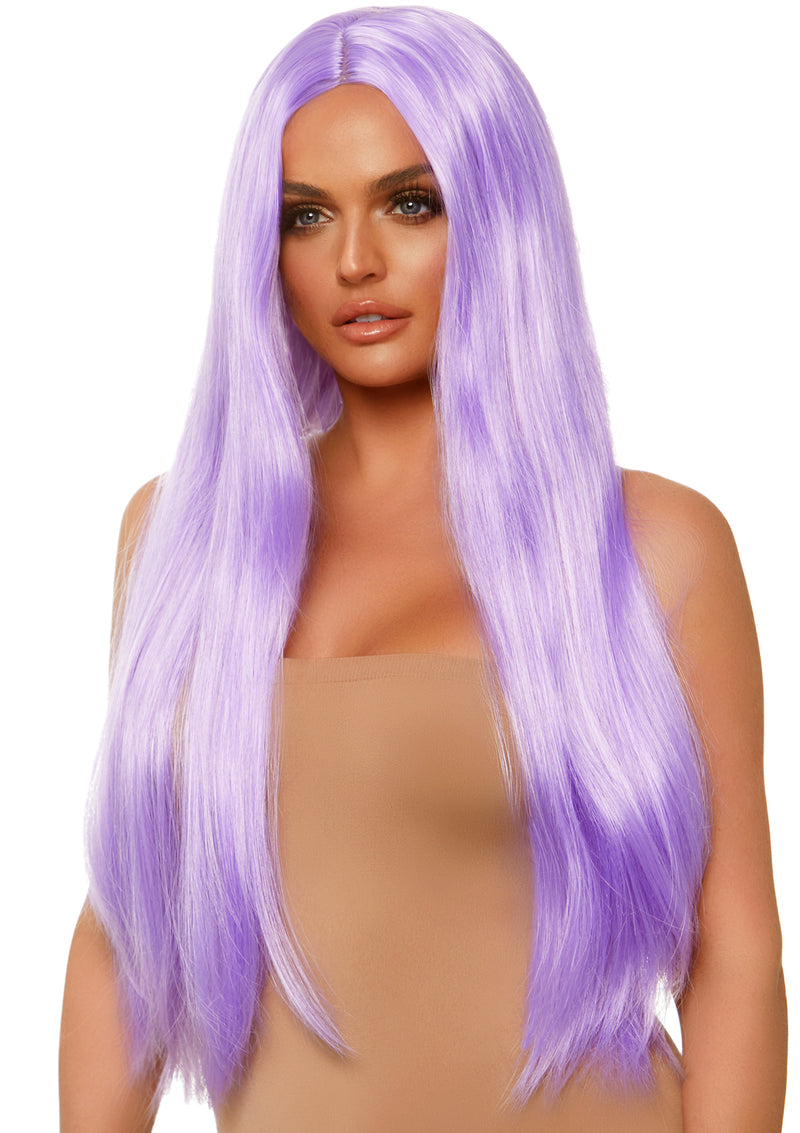 "Long Straight Wig 33 Inch - Lavender LA-A2864LAV"