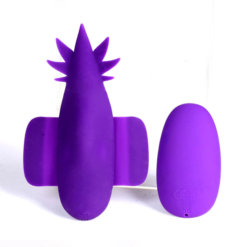 "Sativa 10-Function Remote Control Panty Vibrator - 420 Series - Purple MTMA2003-LF"