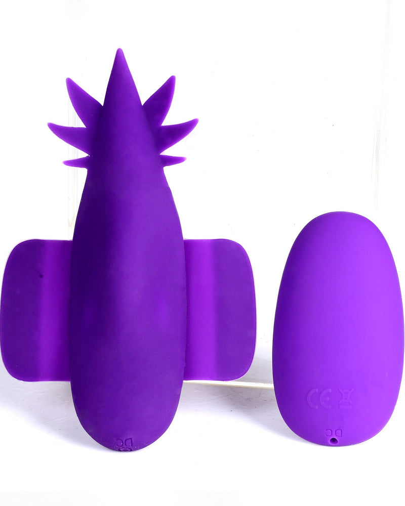 "Sativa 10-Function Remote Control Panty Vibrator - 420 Series - Purple MTMA2003-LF"