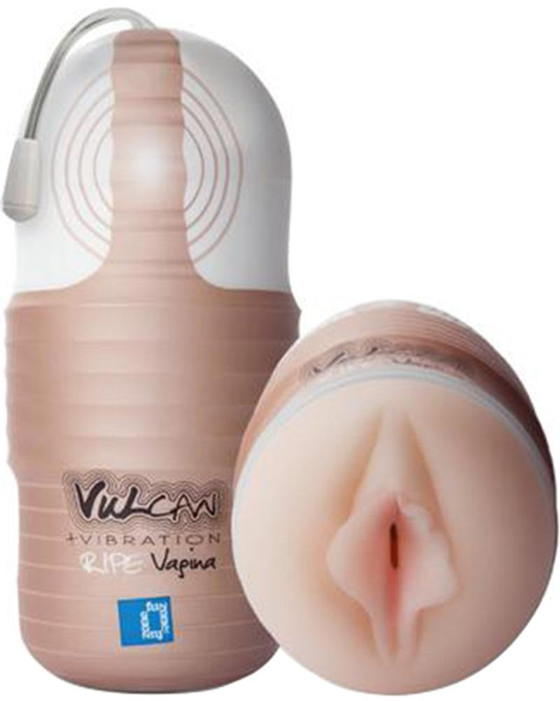 Masturbador masculino con vagina madura y vibración Vulcan