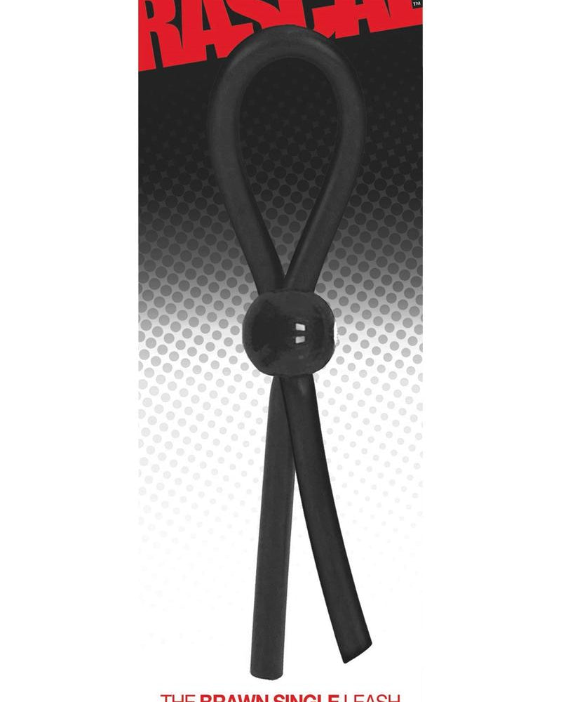 Rascal The Brawn Single Leash Silicone Black