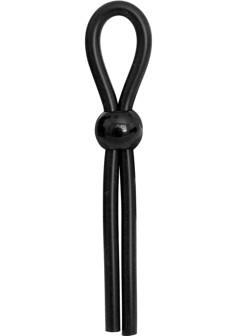 Rascal The Brawn Single Leash Silicone Black