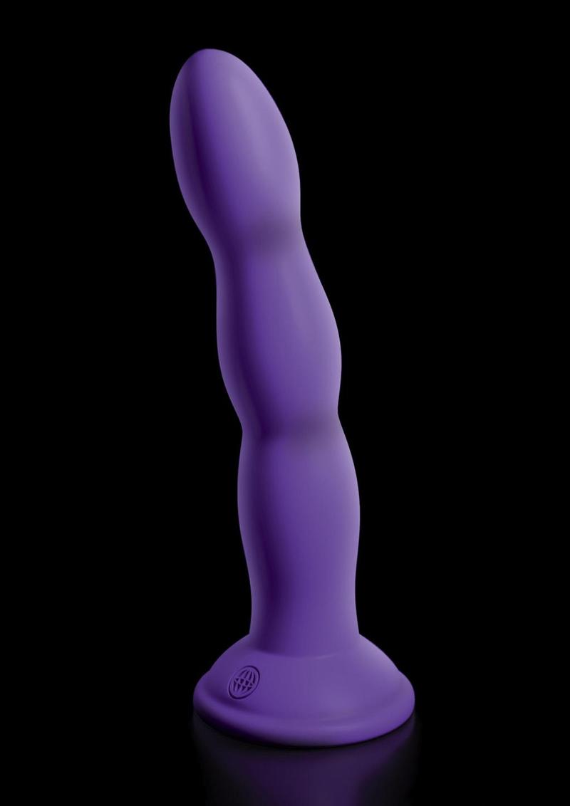 Dillio Twister Dildo Purple 6 Inch