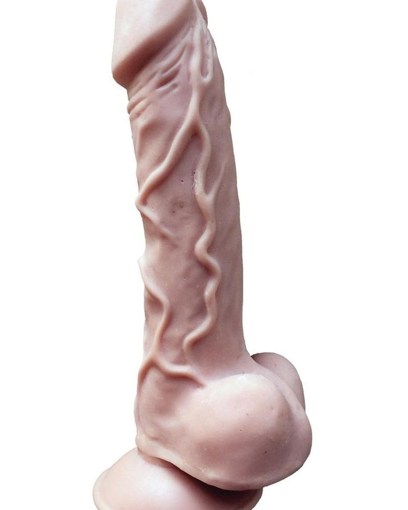 Hard Drive Skinsations Realistic Silicone Dildo Flesh 8 Inch