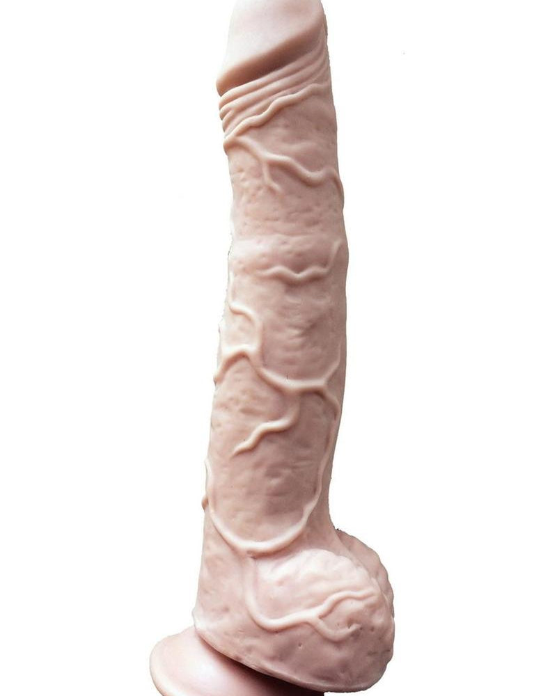 Skinsations Cocksaurus Dildo Silicone Flesh 11 Inch
